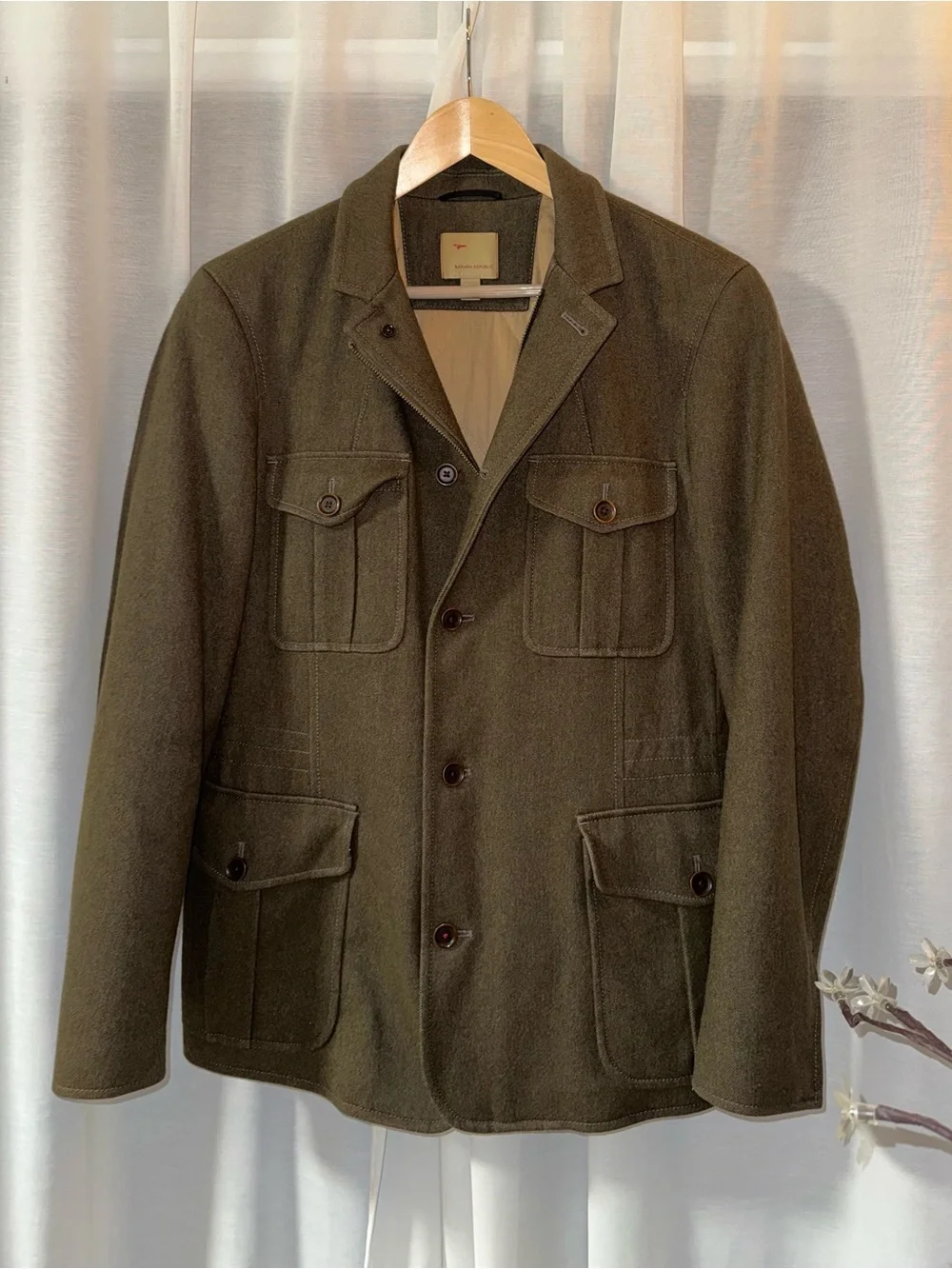 BANANA REPUBLIC MENS Wool COAT/JACKET M